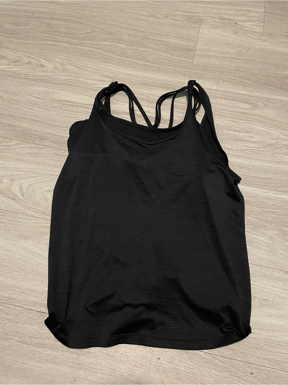 Athleta Black Strappy Tank Top
